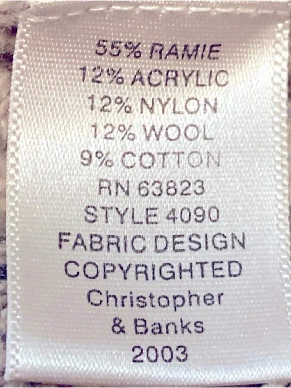 Christopher & Banks Y2K Bird Embroidered Cardigan Wool Blend Large‎